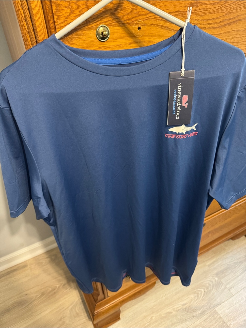 Vineyard Vines Navy Blue Short-Sleeve Performance Tee